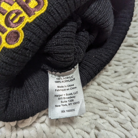 Tim Biebs Tim Hortons x Justin Bieber black toque/beanie - Picture 3 of 4